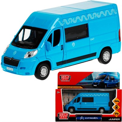 Модель JUMPER-14MOS-BU CITROEN JUMPER МЕТРОПОЛИТЕН 14 см синийТехнопарк в коробке - фото 69896857
