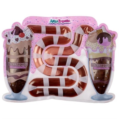Игрушка антистресс Акватубики Кафешка: Молочный коктейль шоколадный переливайка Т25801 1toy - фото 69896908