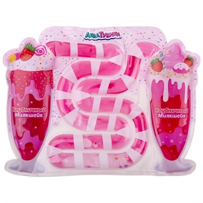 Игрушка антистресс Акватубики Кафешка: Молочный коктейль клубничный переливайка Т25802 1toy - фото 69896915