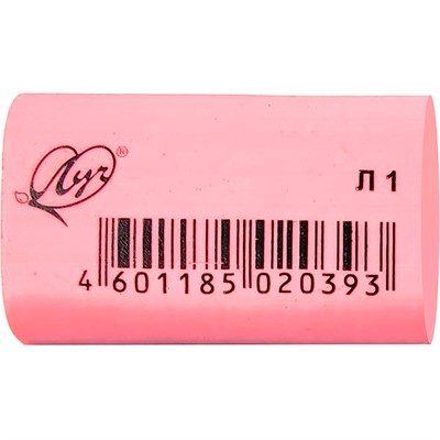 Ластик Л1, 35х22х10 мм, пастельный, в ассортименте 34С 2262-08 /ЛУЧ/. - фото 69897868