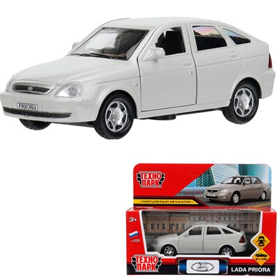 Модель PRIORA-12-SR LADA PRIORA 12 см,двери,инерц,серебристый перламутр Технопарк в кор. - фото 69898041