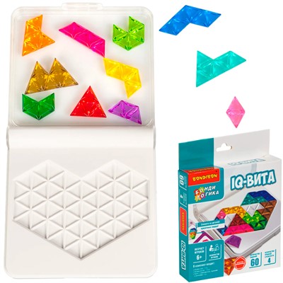 Игра БондиЛогика Bondibon "IQ-ВИТА", цвет поля белый ВВ6530 - фото 69898112