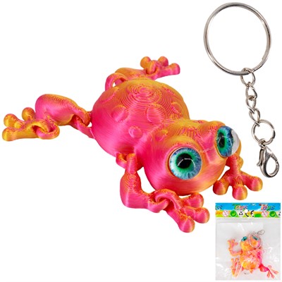 Фигурка Брелок U-035 Лягушка в пак. - фото 69898179