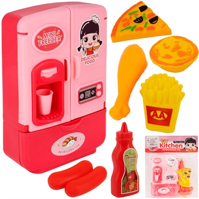 Игров. набор QX063-B Холодильник с продуктами в пак. - фото 69898190