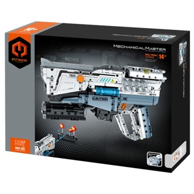 Конструктор 7809 Пистолет 1013 дет. в коробке - фото 69898216