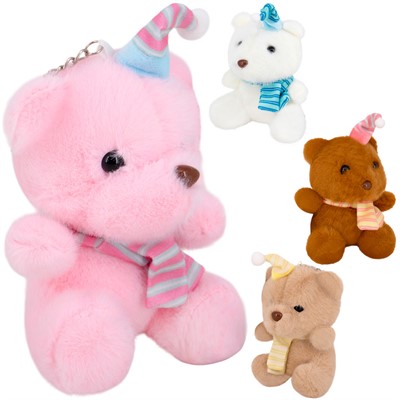 Брелок Мишка 11 см FG250327141C цвет в ассорт. - фото 69898228