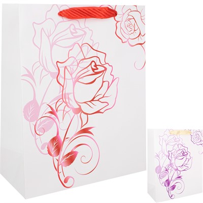 Пакет 26*12*32 см Цветы 141V-1017 - фото 69898386