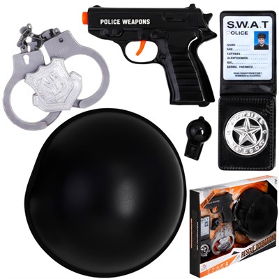 Набор Полицейского 222-2 черный в кор. - фото 69898507