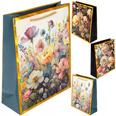 Пакет 26х32х10см Цветы FG250708007C - фото 69898641