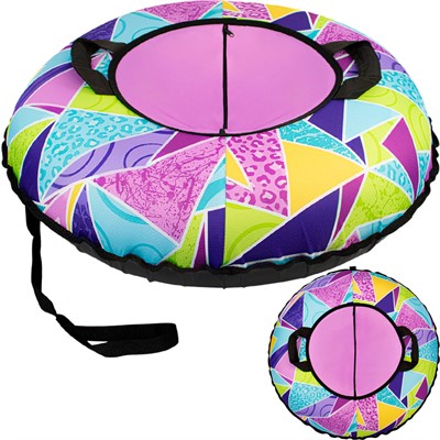 Тюбинг для катания 85 см Мозайка с камерой 0.85-ОК-01-МЗК - фото 69898674