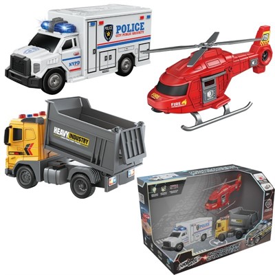 Набор машин Young Racer MKJS200I Городские спасатели в кор. - фото 69898686
