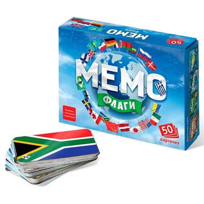 Настольная игра Мемо Флаги 7890 - фото 69899347