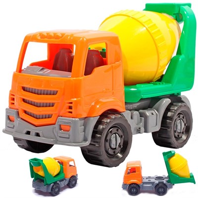 Автомобиль Ярослав Бетоновоз Строительный 16см И-5191 - фото 69899365
