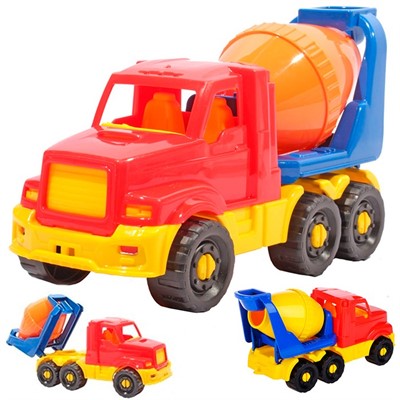 Автомобиль Добрыня Бетоновоз Классический 20см И-5193 - фото 69899366