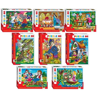 Пазл 80 Любимые герои 77020 Степ /128/ - фото 69899412