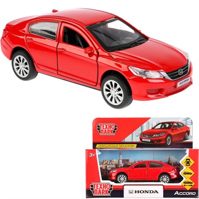 Модель ACCORD-RD HONDA ACCORD красный Технопарк  в коробке - фото 69899500