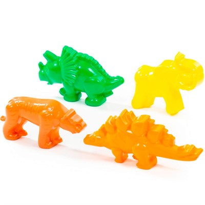 Формочки тигр+мамонт+2динозавра 36568 П-Е /12/ - фото 69899723