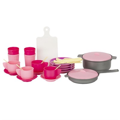 Набор посуды в рюкзаке У523 /18/ - фото 69899812