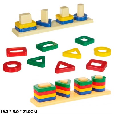 Игра Цветные столбики 2С452 Аэлита /45/ - фото 69899977