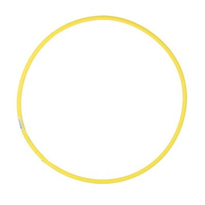 Обруч 60 см облегченный желтый У733 /10/ - фото 69899982