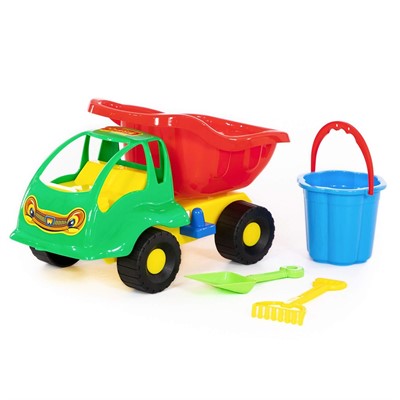 Песочный набор №57 + автомобиль Муравей 3195 П-Е /18/ - фото 69900134