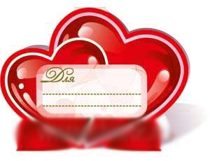 Карточки банкетные д/стола Сердца 20 шт. 1501-1694 - фото 69900256