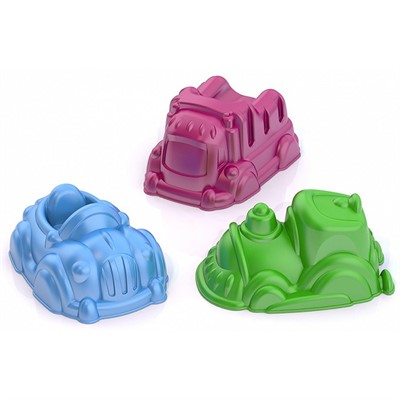 Формочки 3пр. Машинки 431700 Норд /40/ - фото 69900265