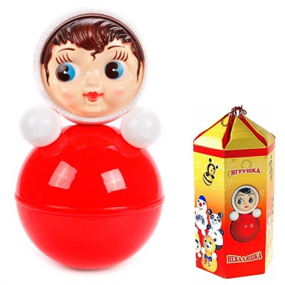 Неваляшка 6С-0012 Девочка 356мм - фото 69900420