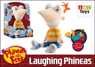 Игрушка на батарейках 460058 Смеющийся Финес на батарейкахв коробке СТОК - фото 69900488