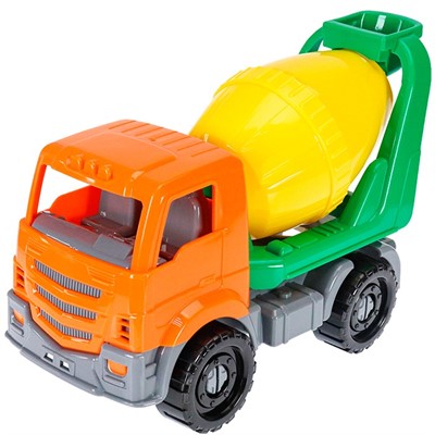 Автомобиль Илья Бетоновоз Строительный 22 см И-2637 - фото 69900659
