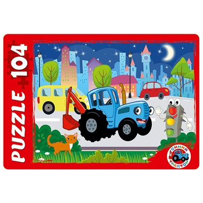 Пазл 104 Синий трактор №15 П104-5784 - фото 69900724