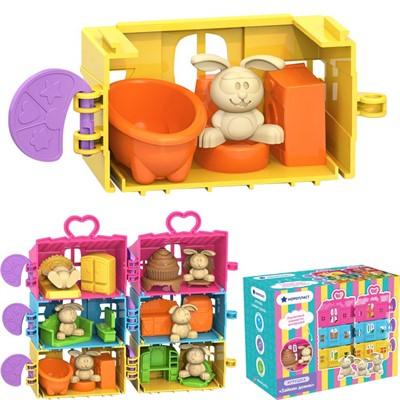 Мебель "Зайкин Домик. Ванная" бирюзовая 337/4 - фото 69900855