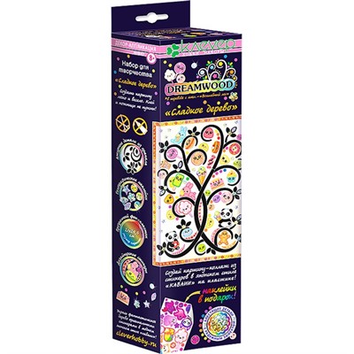 Набор для творчества Картина Сладкое дерево декорирование АС 43-325 СТОК - фото 69900893