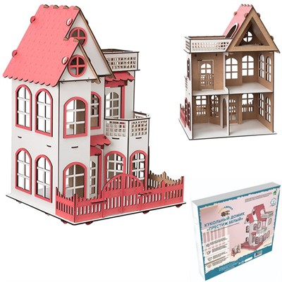 Деревянный Дом Престиж Белый ХД-002 - фото 69900910