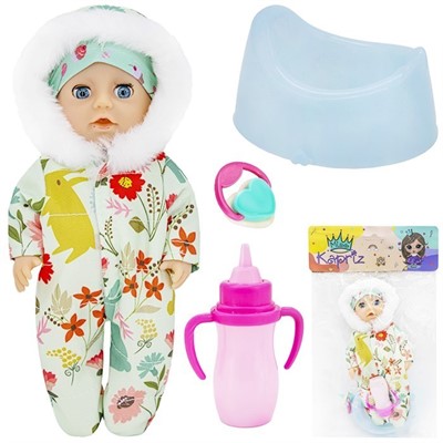 Пупс Miss Kapriz YSYL1992K-S 20 см. с аксесс., в пак. - фото 69900928