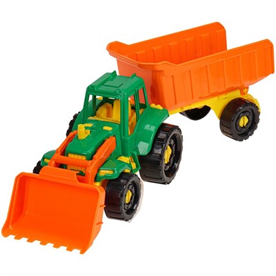 Трактор Иван Бульдозер с прицепом Фермерский И-2398 - фото 69900966