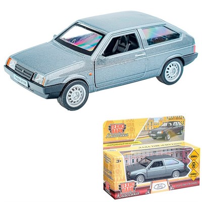 Модель 2108-12-GY LADA-2108 "СПУТНИК" серый Технопарк в коробке - фото 69901027