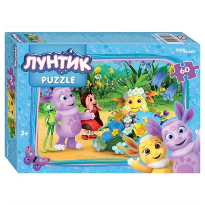 Пазл 60 Лунтик (new 1) 81223 Степ /48/ - фото 69901037