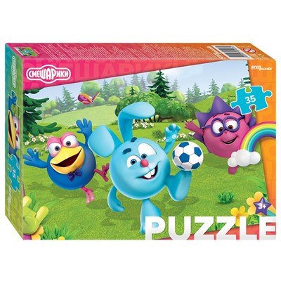 Пазл 35 Смешарики (new) 91403 Степ /48/ - фото 69901039