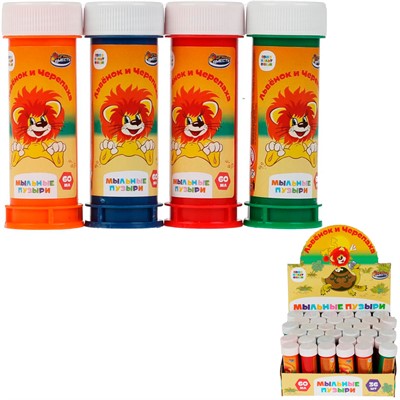 Мыльные пузыри 01011-60ЭД Львенок и Черепаха 60 мл - фото 69901069