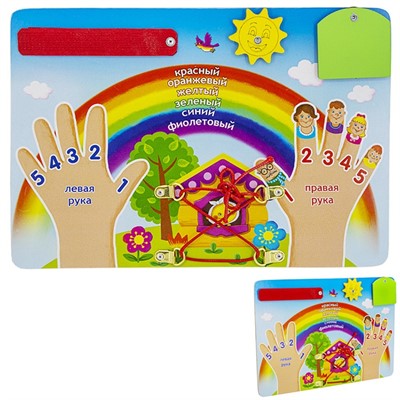 Деревянный Бизиборд Развивайка БП-00000356 / Арбо / - фото 69901128