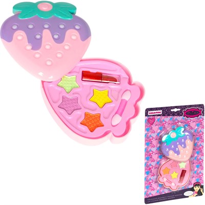 Набор косметики Eva Moda косметичка-клубничка 70634T Bondibon - фото 69901321