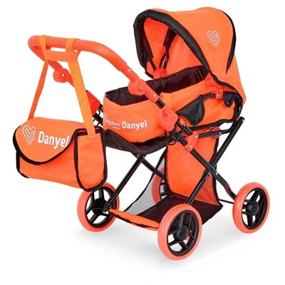 Коляска для куклы 8450-1125 Трансформер Buggy Boom оранжевый Infinia - фото 69901545