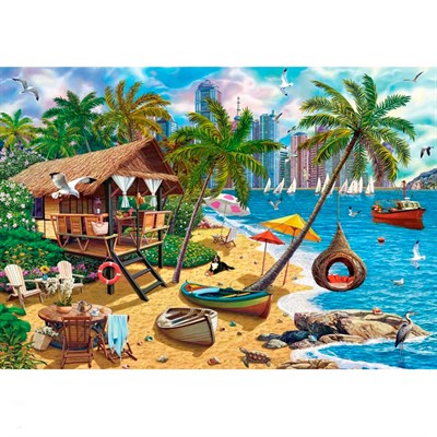 Пазл 1000 Лето в городе C-105045 Castor Land - фото 69902325