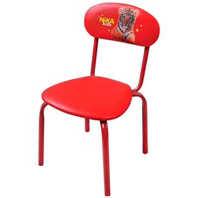 Стульчик СТУ5/8 с тигренком алый /Ника/ - фото 69902484