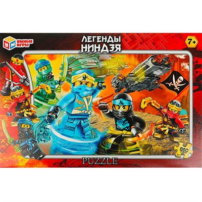 Пазл 260 Легенды ниндзя 4650250583783 - фото 69902909