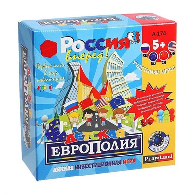 Игра Детская Европолия экономическая А-174 - фото 69903037