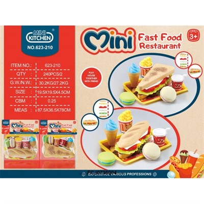 Набор продуктов 623-210 ФастФуд в пак. - фото 69903622