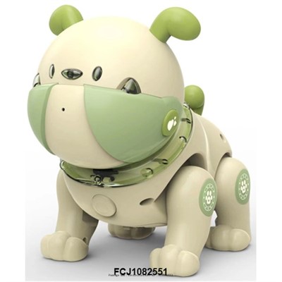 Собака на радиоуправлении BG1539 зеленый в кор. - фото 69903647