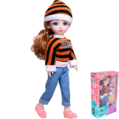 Кукла Miss Kapriz MKF18B-102 Милашка Моника с русским чипом в кор. - фото 69903793